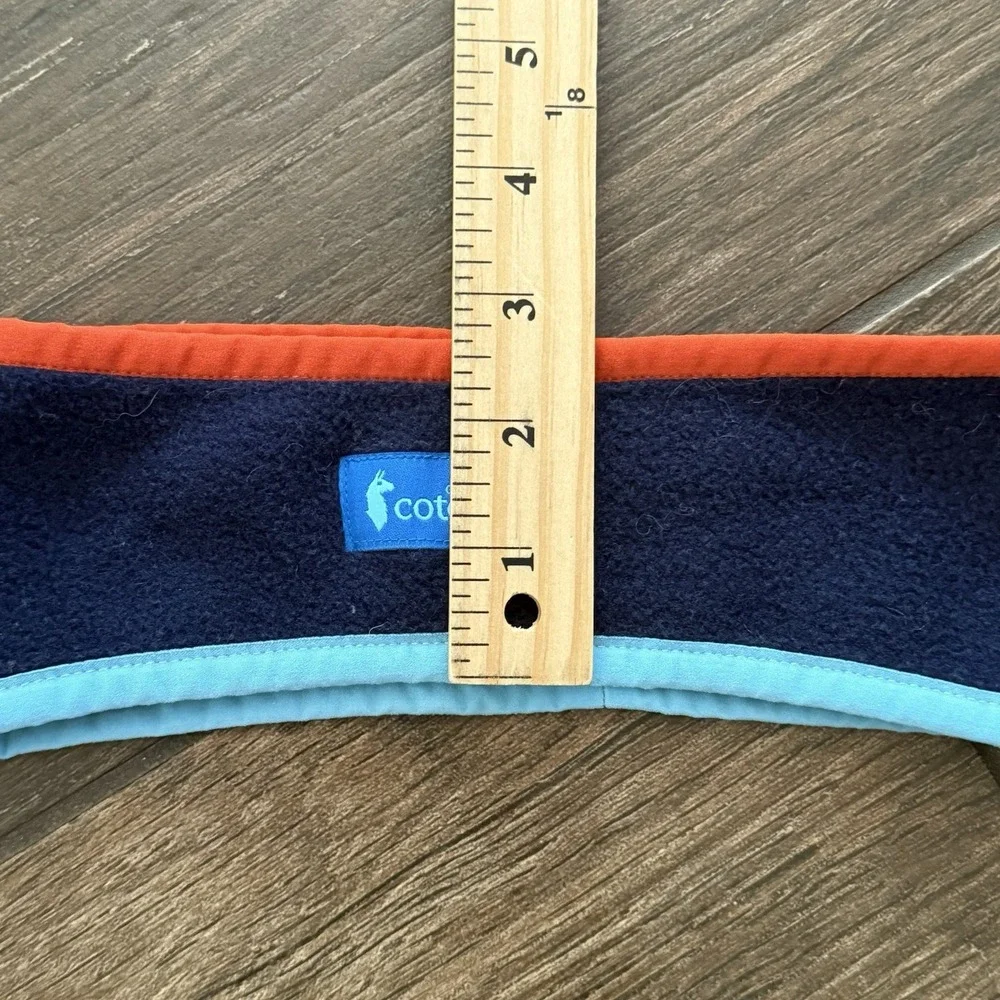 Cotopaxi Teca Fleece Ear Warmer Headband Unisex One Size Blue Running Hiking